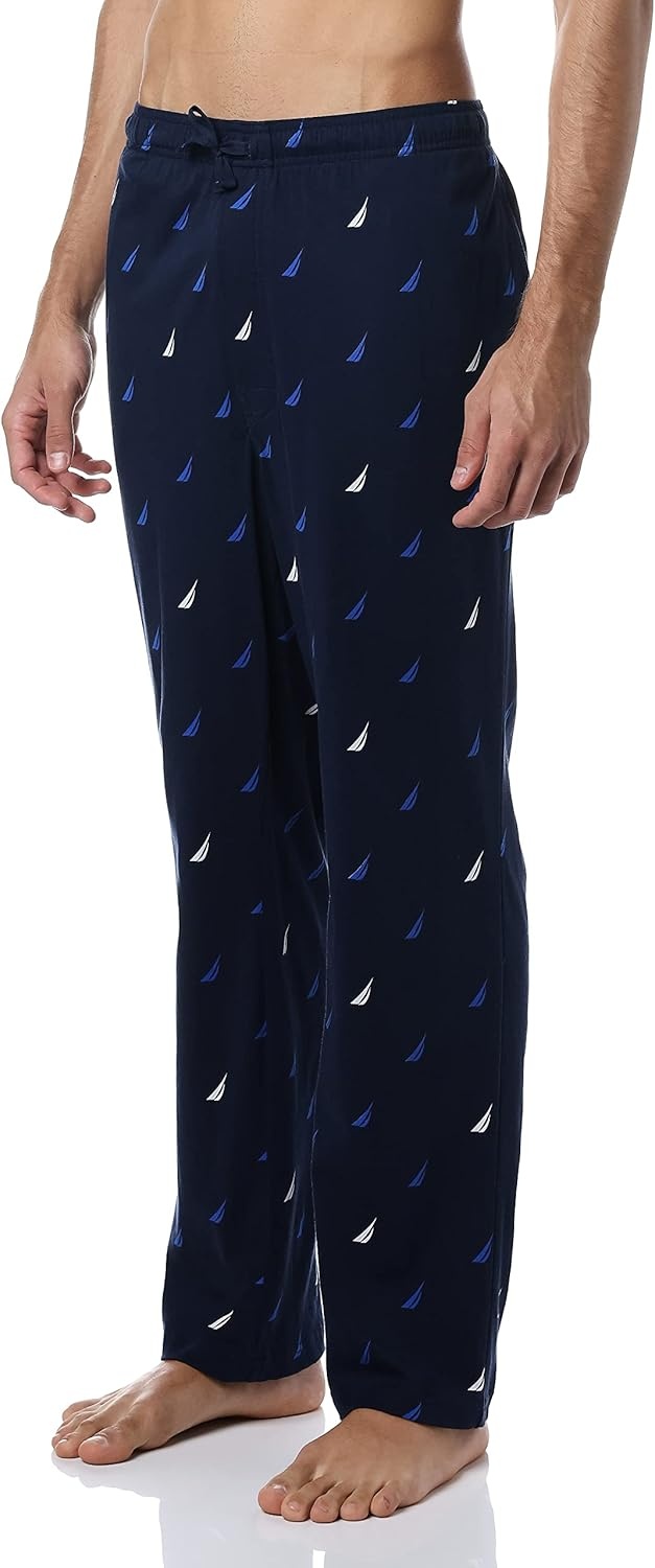 image:imageNautica Mens Soft Knit Sleep Lounge PantNavy Logo
