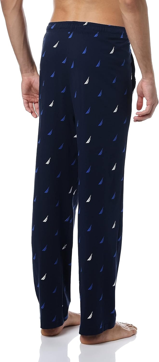 image:imageNautica Mens Soft Knit Sleep Lounge PantNavy Logo