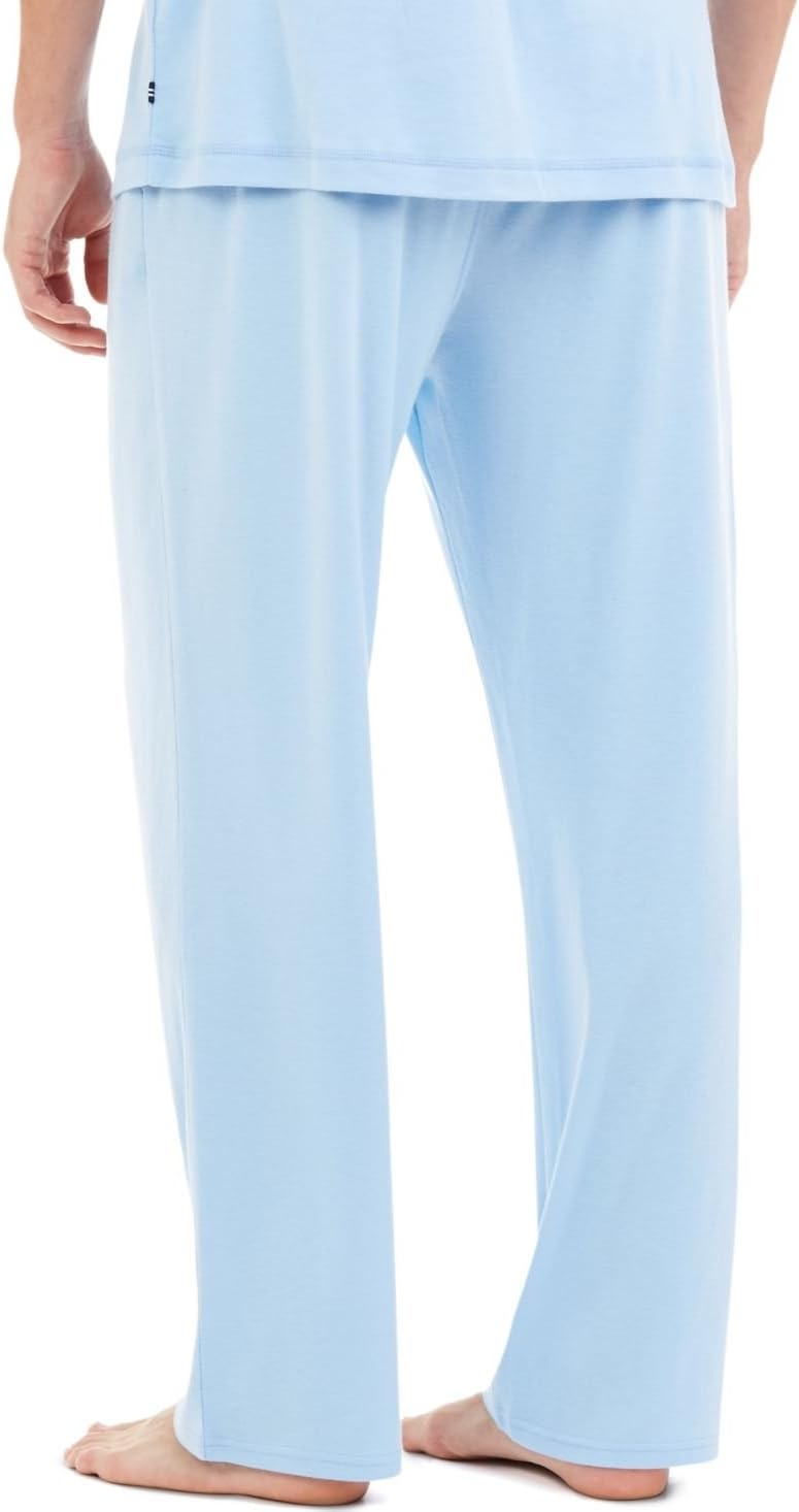 image:imageNautica Mens Soft Knit Sleep Lounge PantNoon Blue