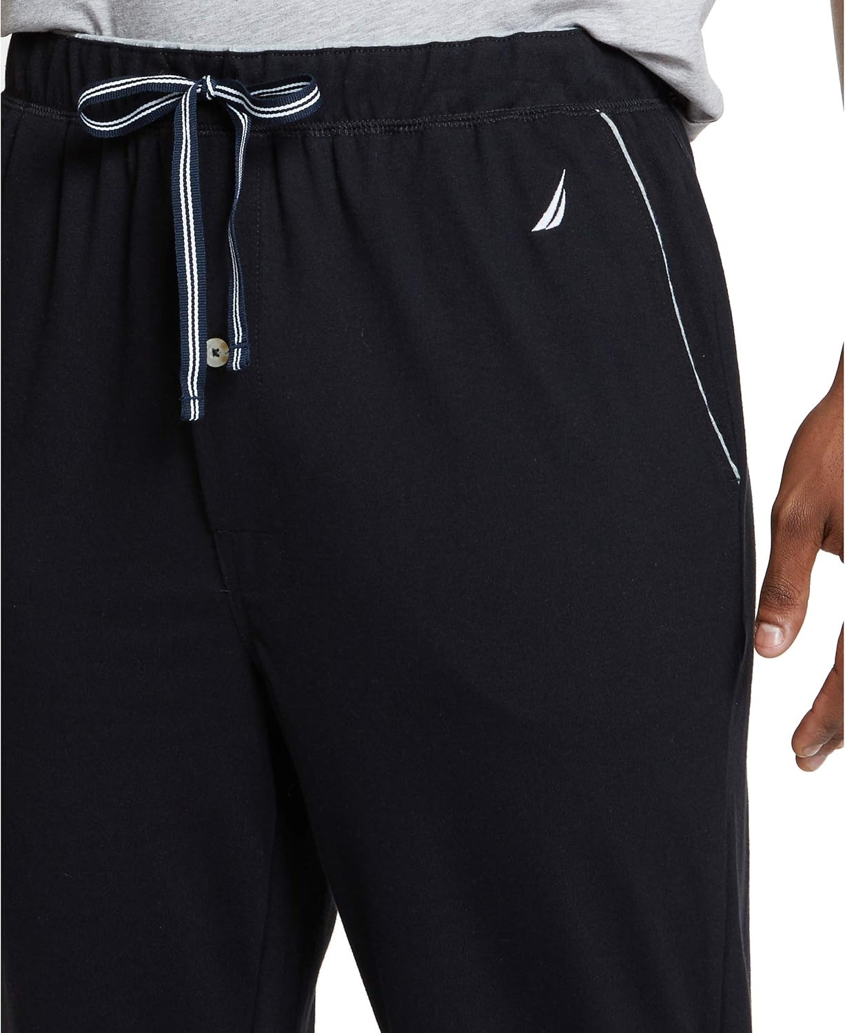image:imageNautica Mens Soft Knit Sleep Lounge PantTrue Black