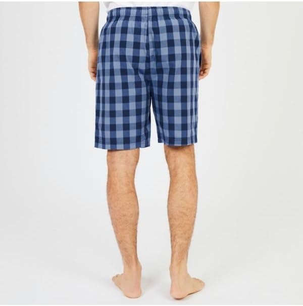image:imageNautica Mens Soft Woven 100 Cotton Elastic Waistband Sleep Pajama ShortNavy