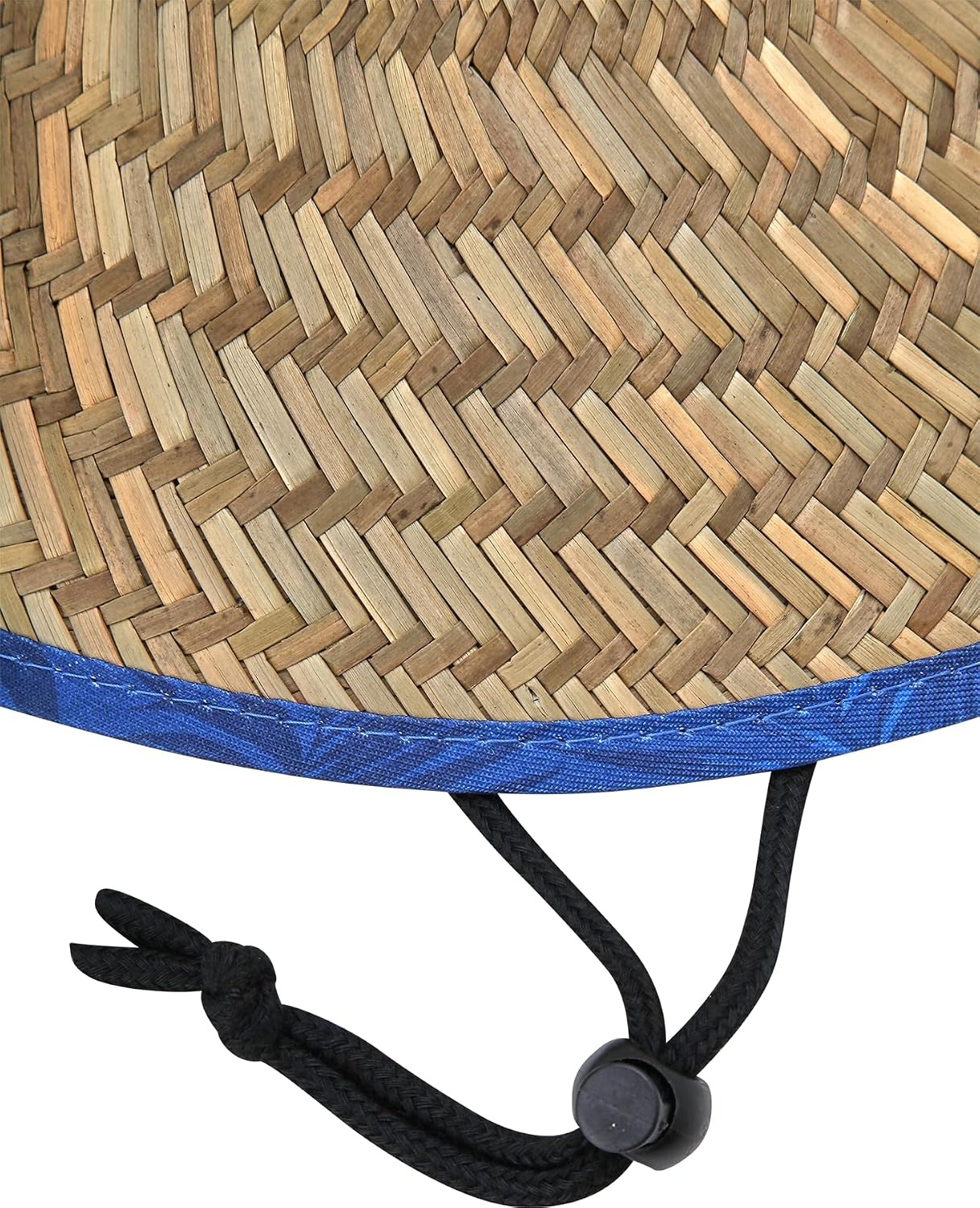 image:imageNautica Mens Straw Lifeguard Hat Lightweight Wide Brim Outdoor Beach Sun Hats for Men with Adjustable Chin StrapNavy