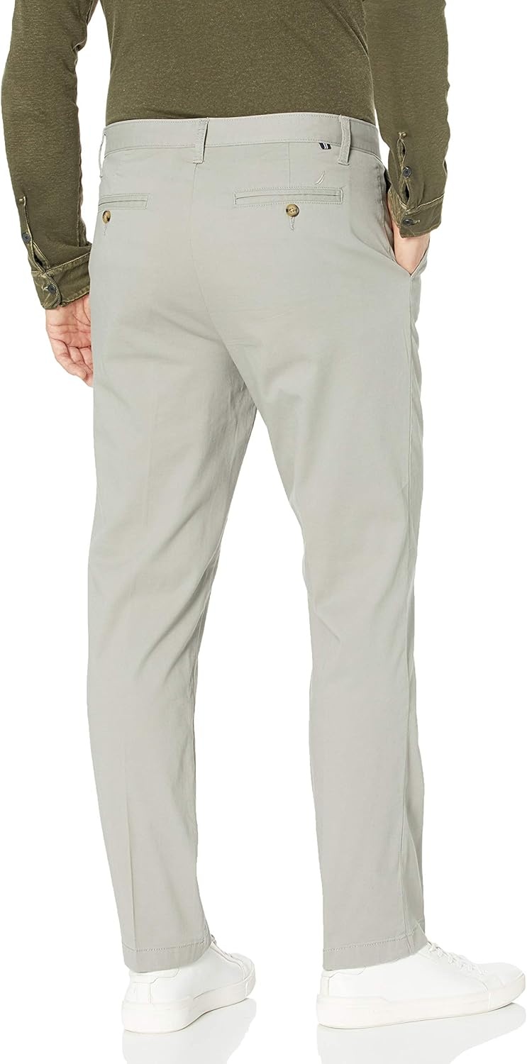 image:imageNautica Mens Stretch Chino PantsNeutral Grey
