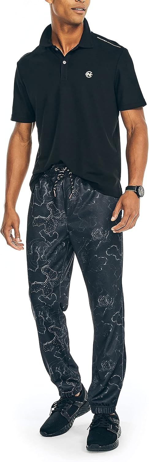 image:imageNautica Mens Sustainably Crafted Classic Fit PoloBlack