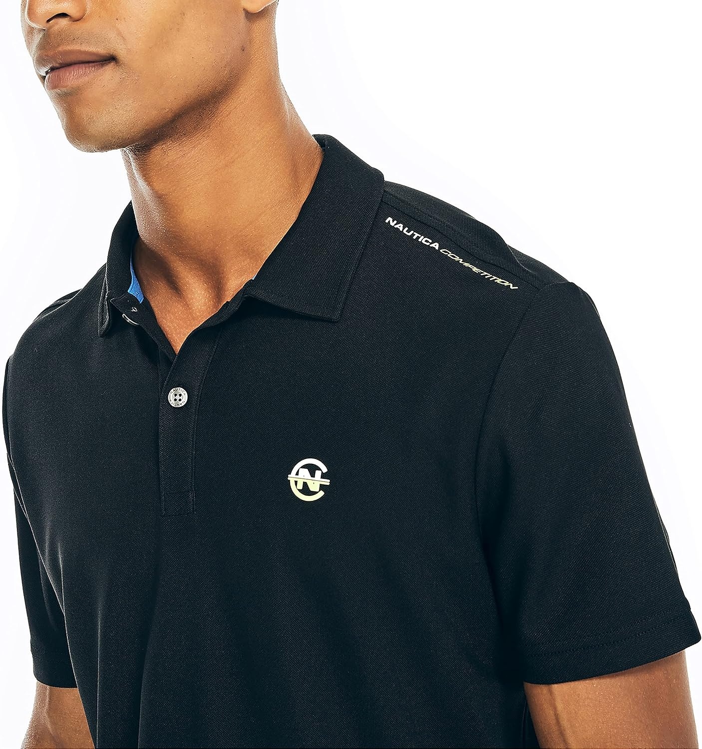 image:imageNautica Mens Sustainably Crafted Classic Fit PoloBlack
