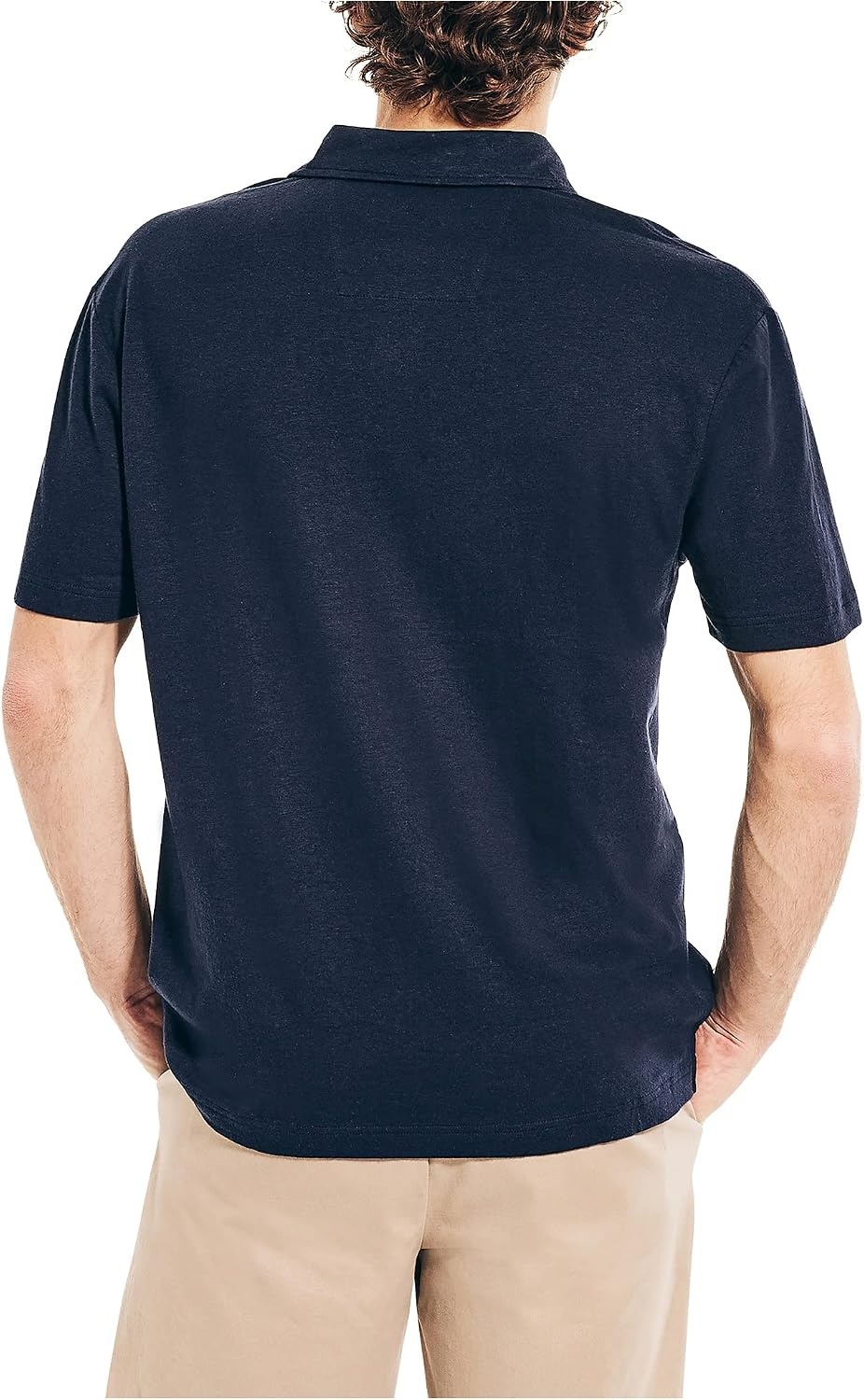 image:imageNautica Mens Sustainably Crafted Classic Fit PoloNavy Blue