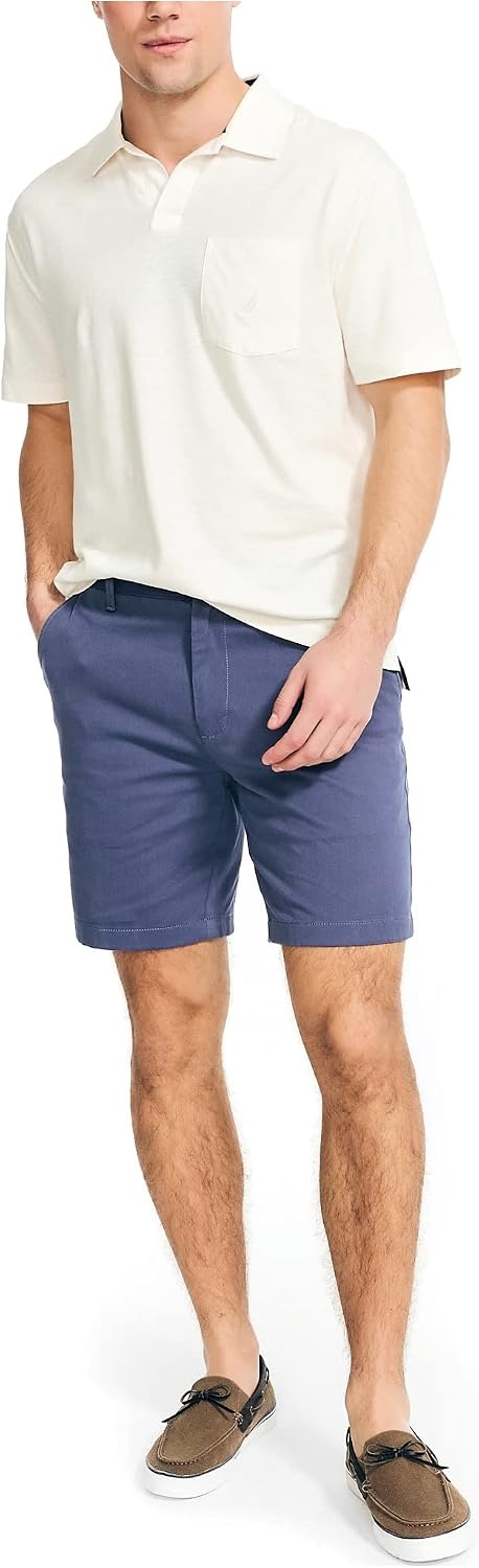 image:imageNautica Mens Sustainably Crafted Classic Fit PoloSail White