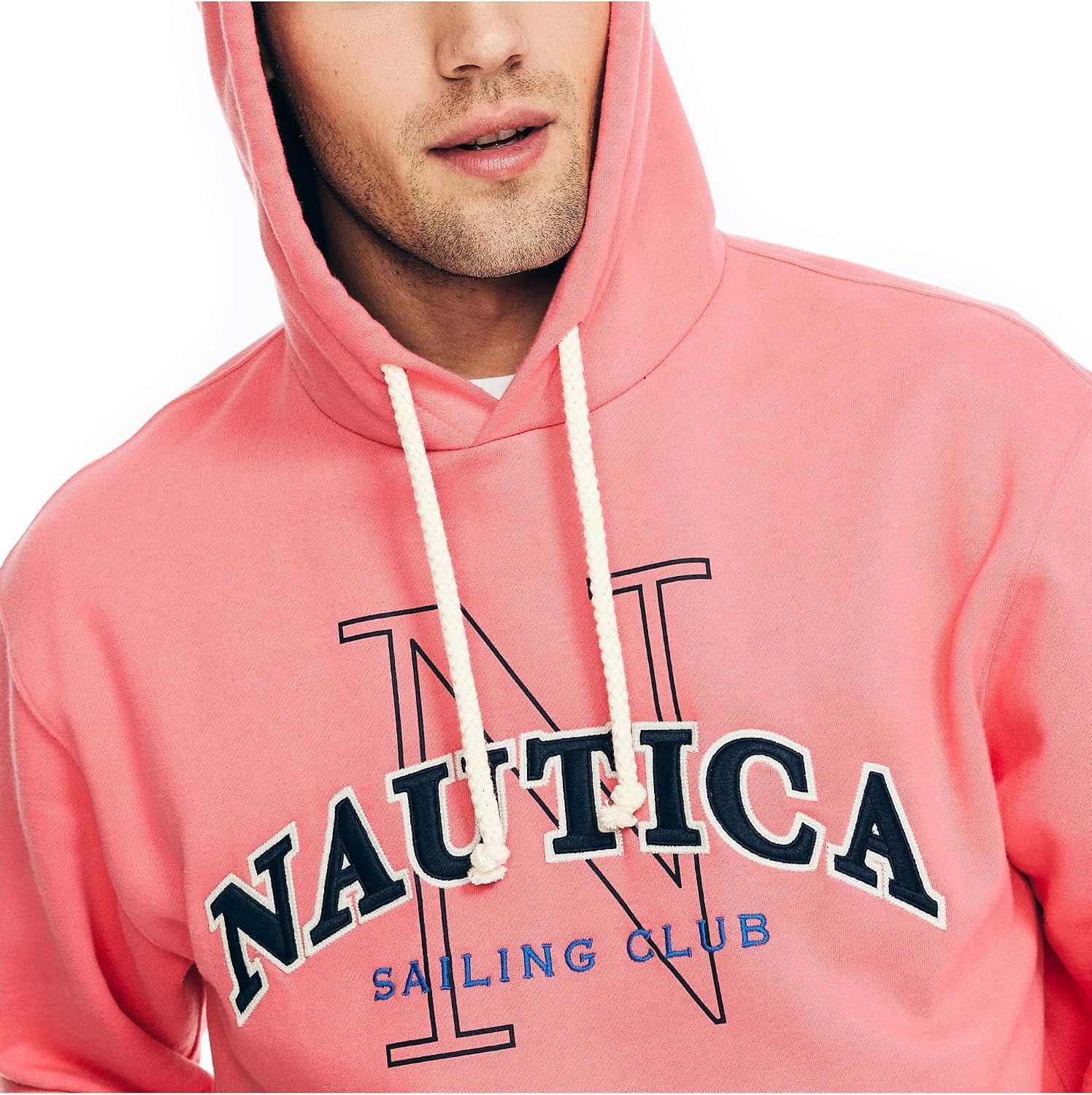 image:imageNautica Mens Sustainably Crafted Logo HoodieTeaberry