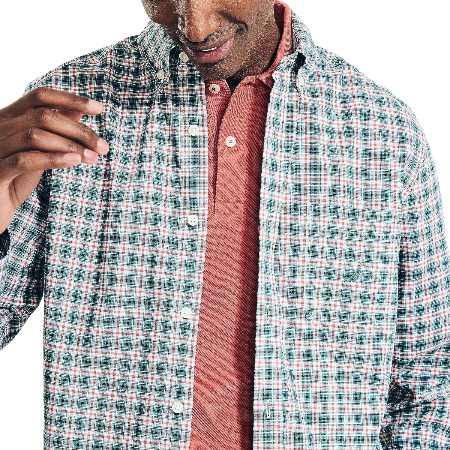 image:imageNautica Mens Sustainably Crafted Plaid ShirtBaypine
