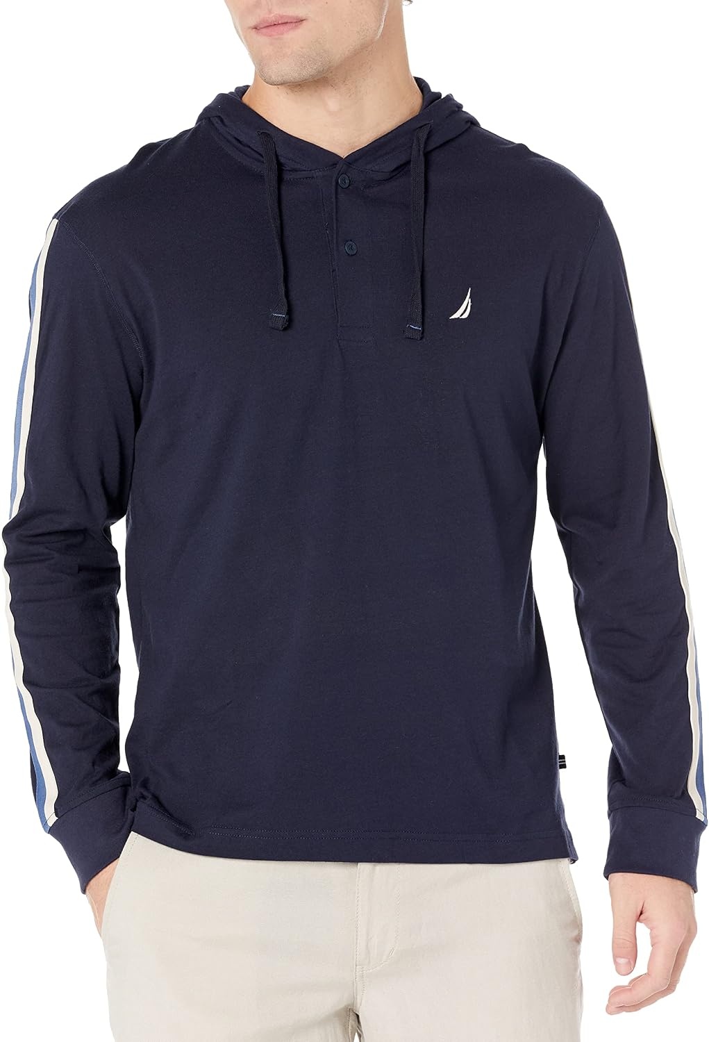 image:imageNautica Mens Sustainably Crafted Pullover HoodieNavy