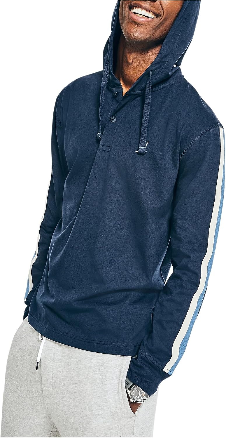 image:imageNautica Mens Sustainably Crafted Pullover HoodieNavy