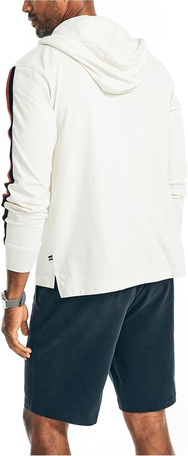 image:imageNautica Mens Sustainably Crafted Pullover HoodieOatmeal Heather