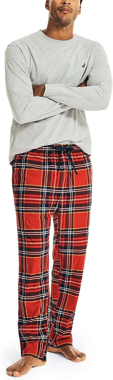 image:imageNautica Mens Sustainably Crafted Sleep PantNautica Red 20