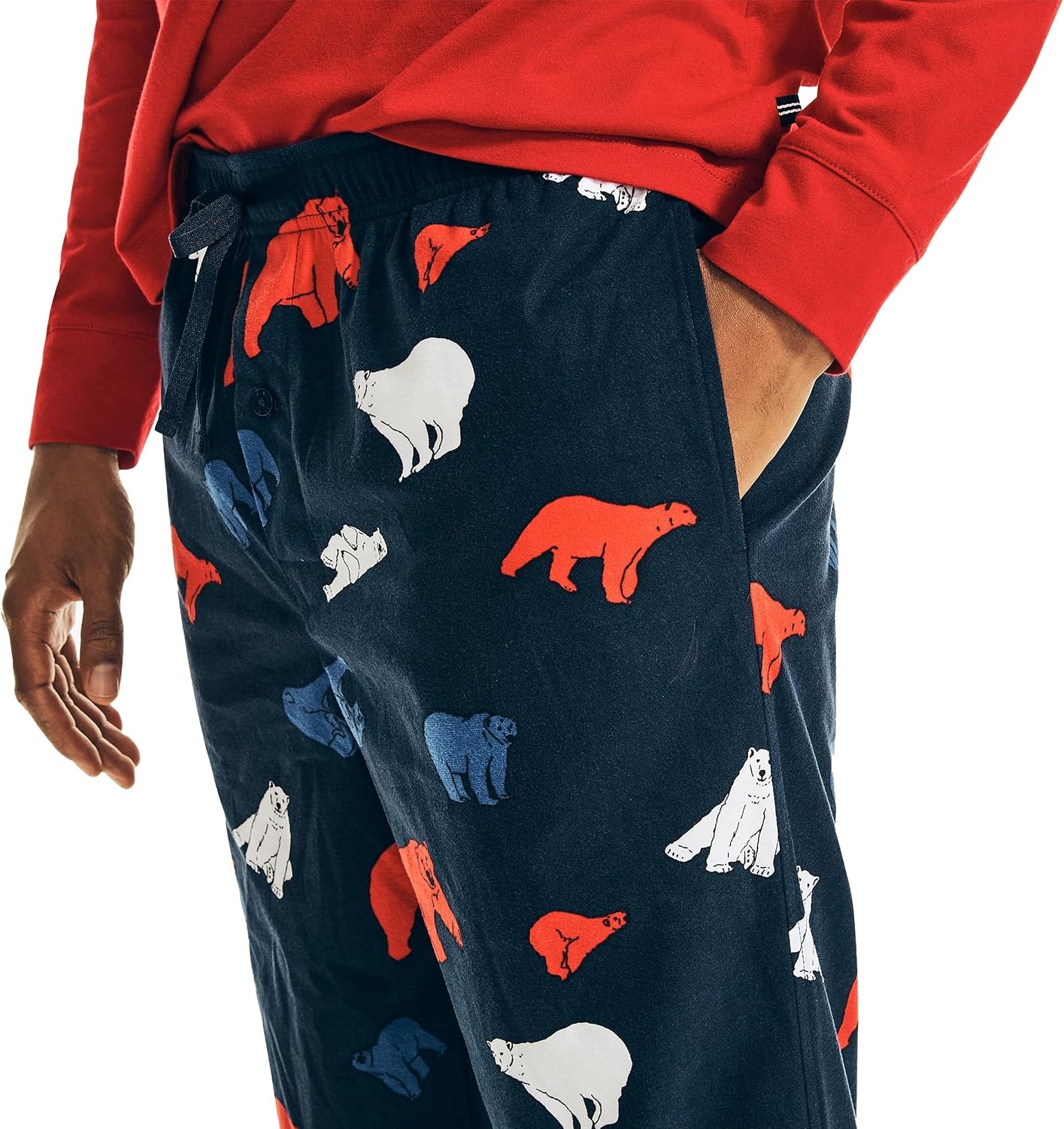 image:imageNautica Mens Sustainably Crafted Sleep PantNavy 30