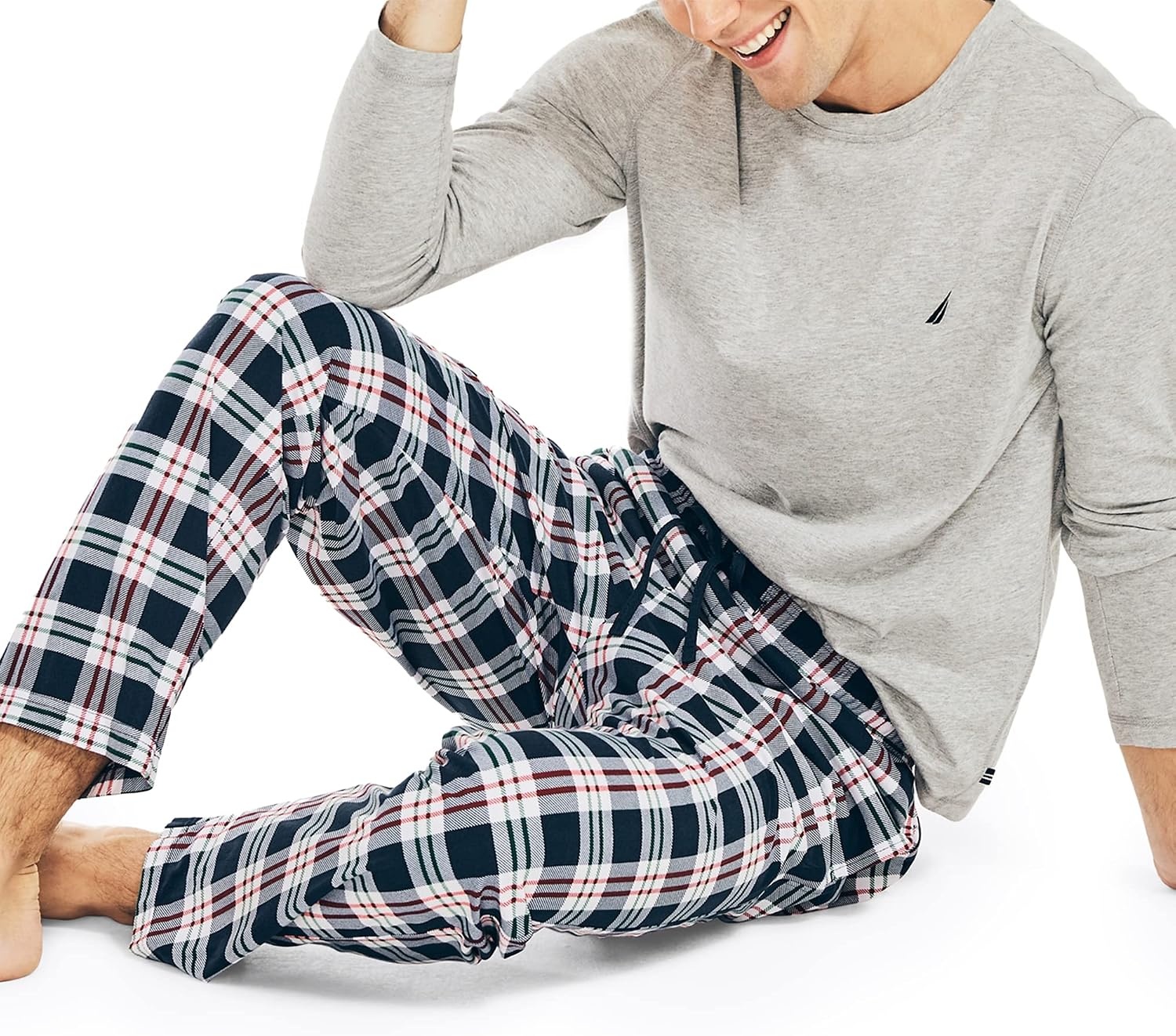 image:imageNautica Mens Sustainably Crafted Sleep PantNavy