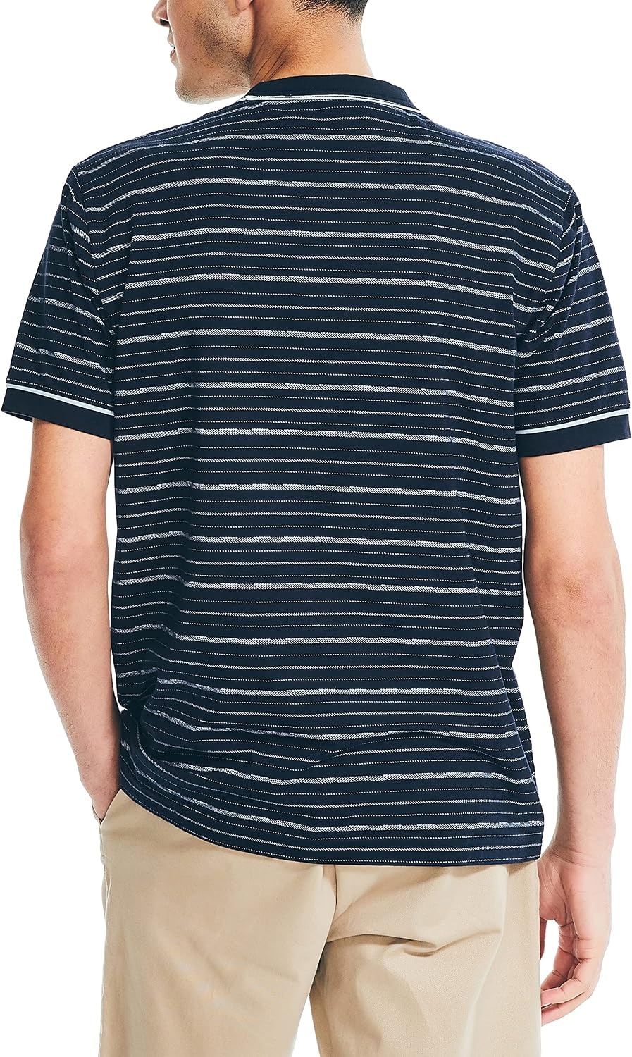 image:imageNautica Mens Sustainably Crafted Striped TShirtNavy