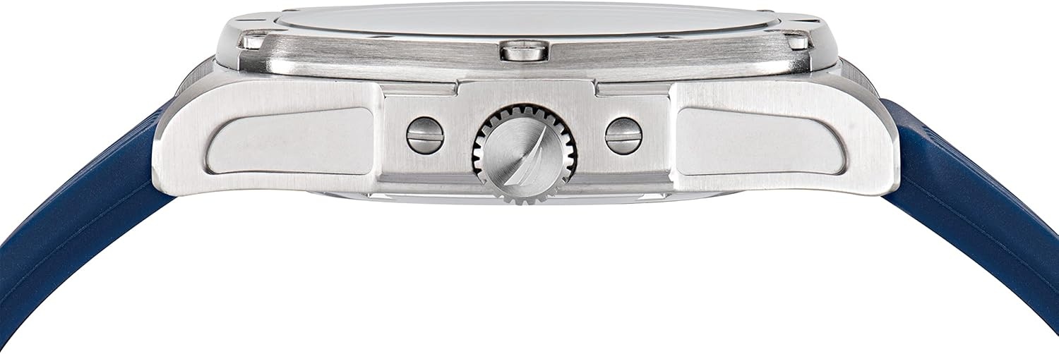 image:imageNautica Mens Tin Can Bay WatchBlueBlueSilver