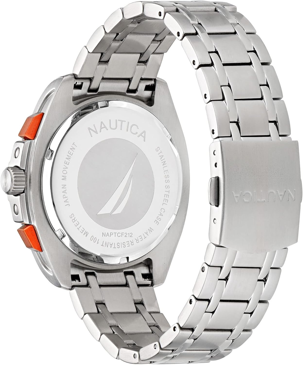 image:imageNautica Mens Tin Can Bay WatchSilverBlueSilver