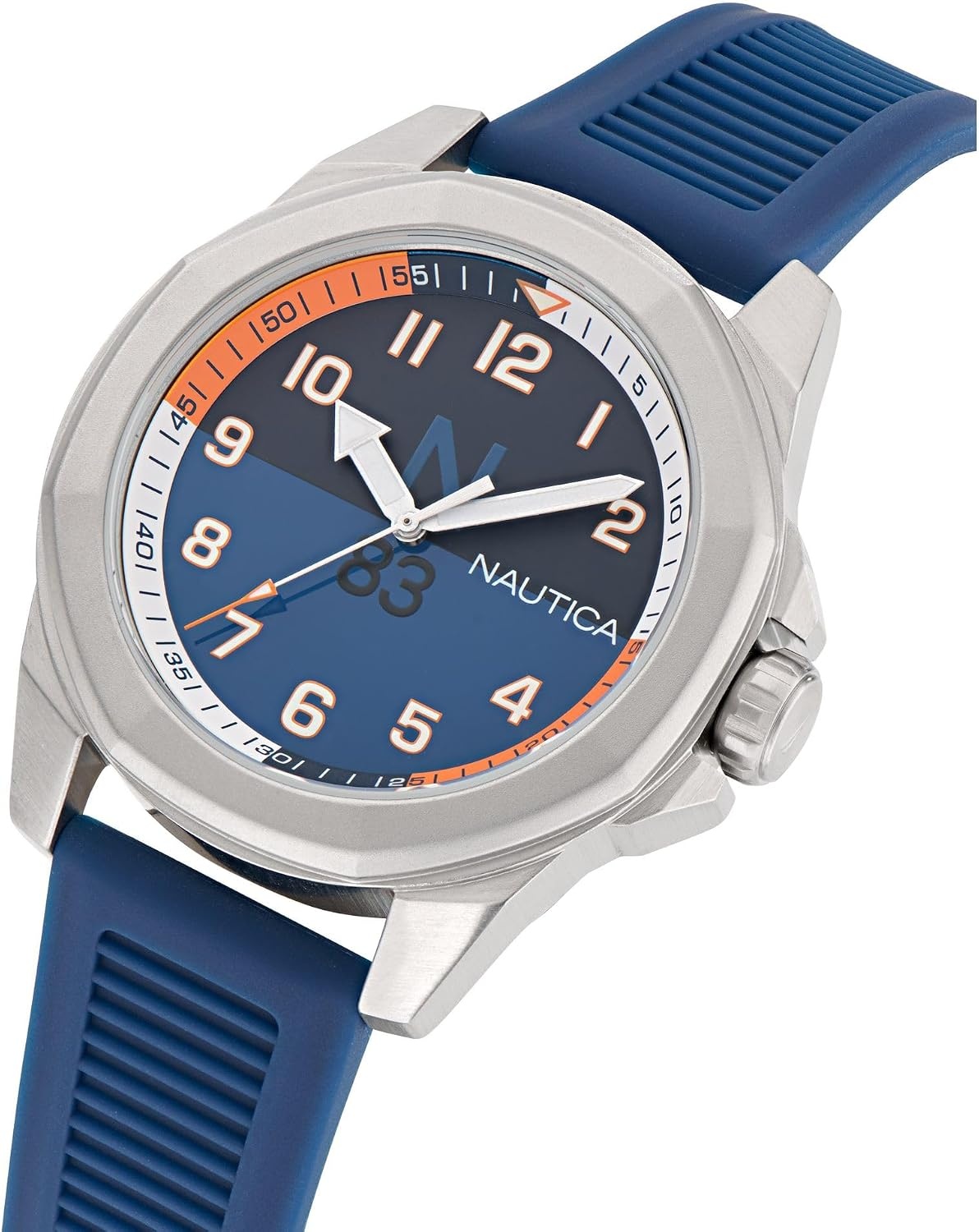 image:imageNautica Mens Tortuga Bay WatchBlueBlueSilver