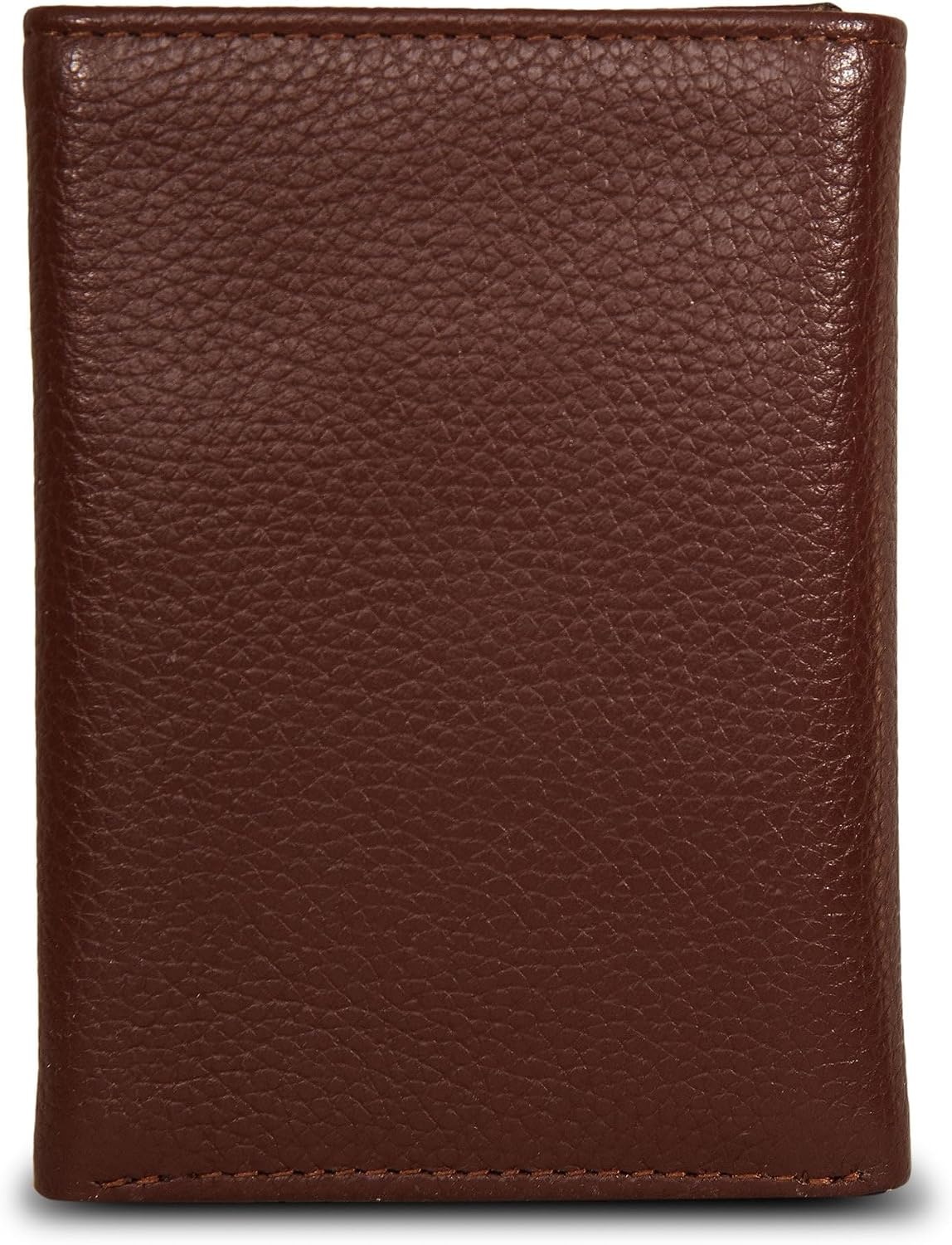 image:imageNautica Mens Trifold Wallet RFID Blocking Protection ID Window Card Slots Genuine Leather DurablePop Color Tab Tan