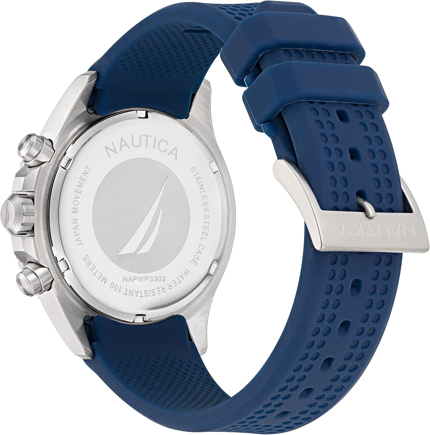 image:imageNautica Mens Westport WatchBlueBlueSilver