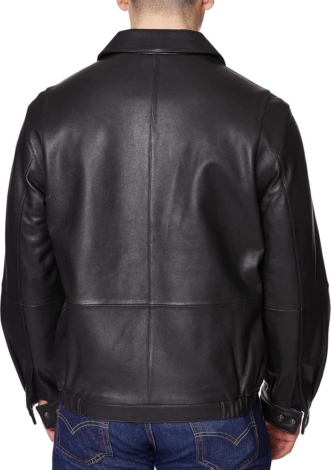 image:imageNautica Mens Wool Blend Lightweight Insulated Jacket Printed Daimond Quilted InteriorDk Blk