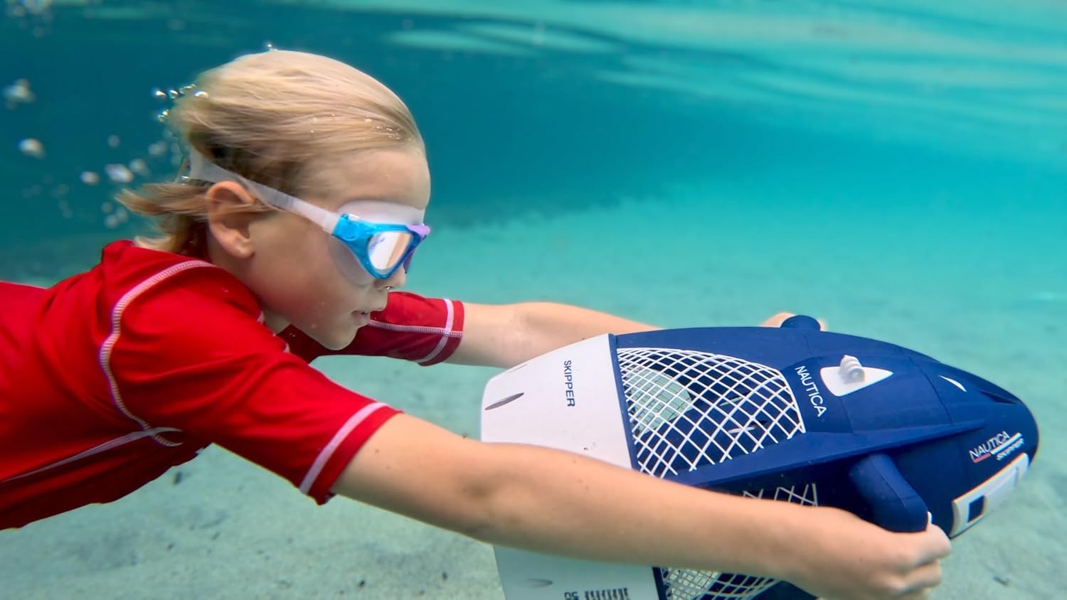 image:imageNautica Navigator and Skipper Underwater Seascooters Designed for Younger Recreational Divers and SnorkelersSkipper