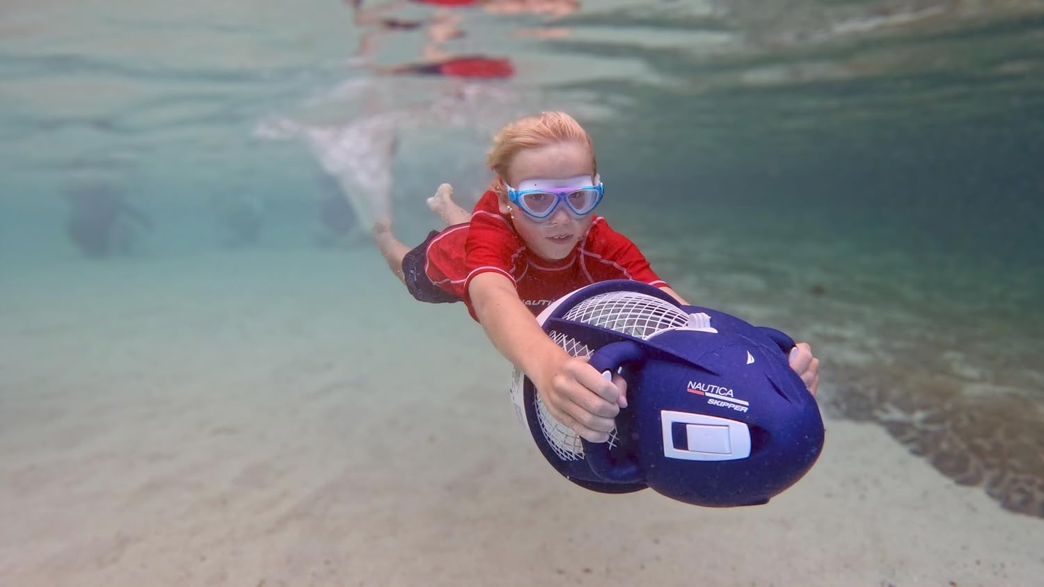 image:imageNautica Navigator and Skipper Underwater Seascooters Designed for Younger Recreational Divers and SnorkelersSkipper