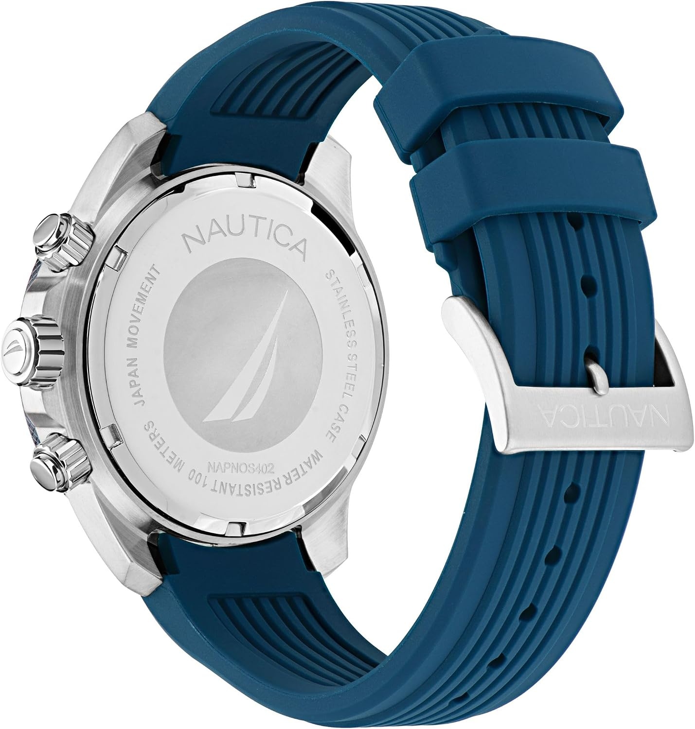 image:imageNautica One Mens WatchBlueBlueSilver