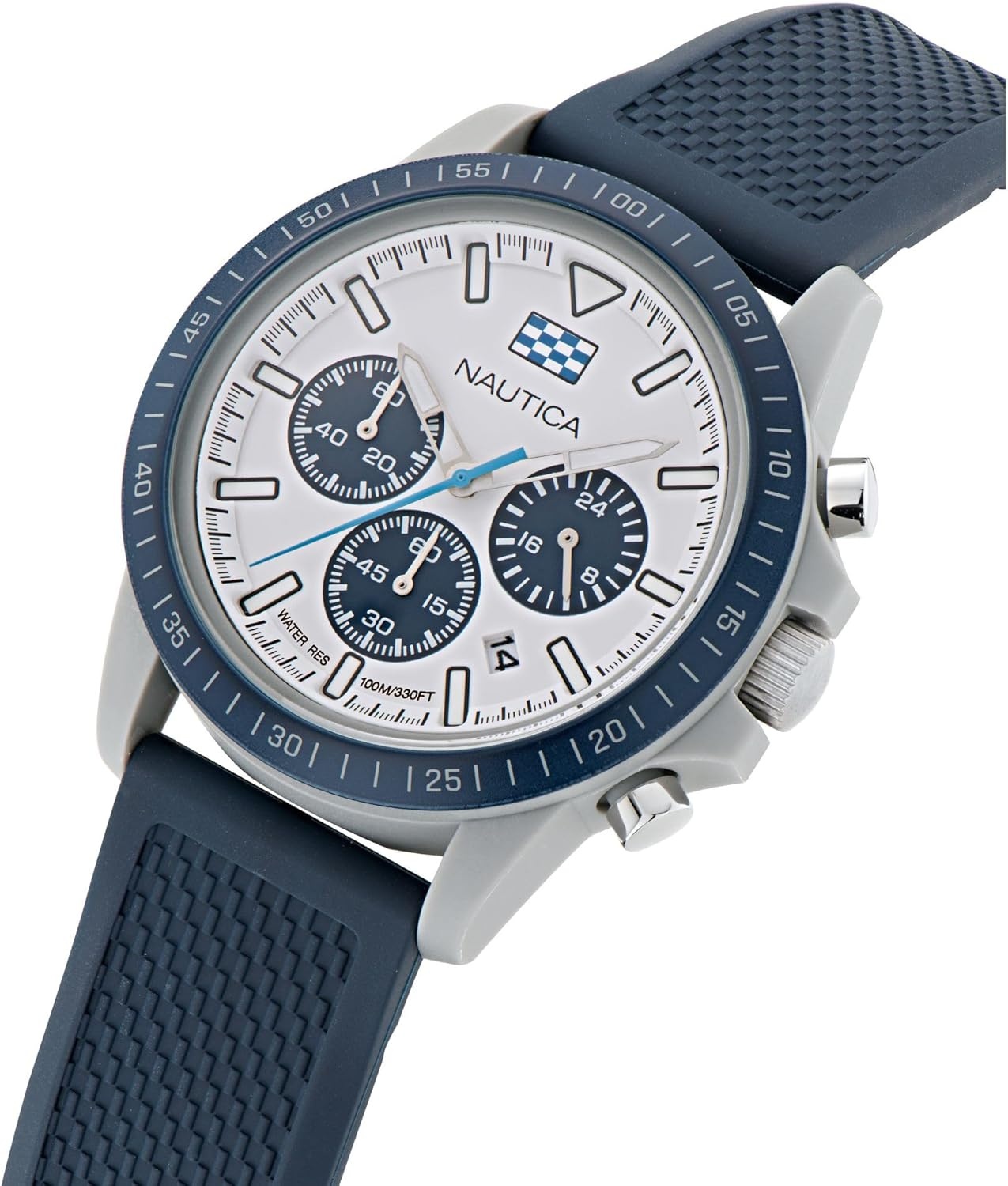 image:imageNautica One Mens WatchBlueWhiteBlue