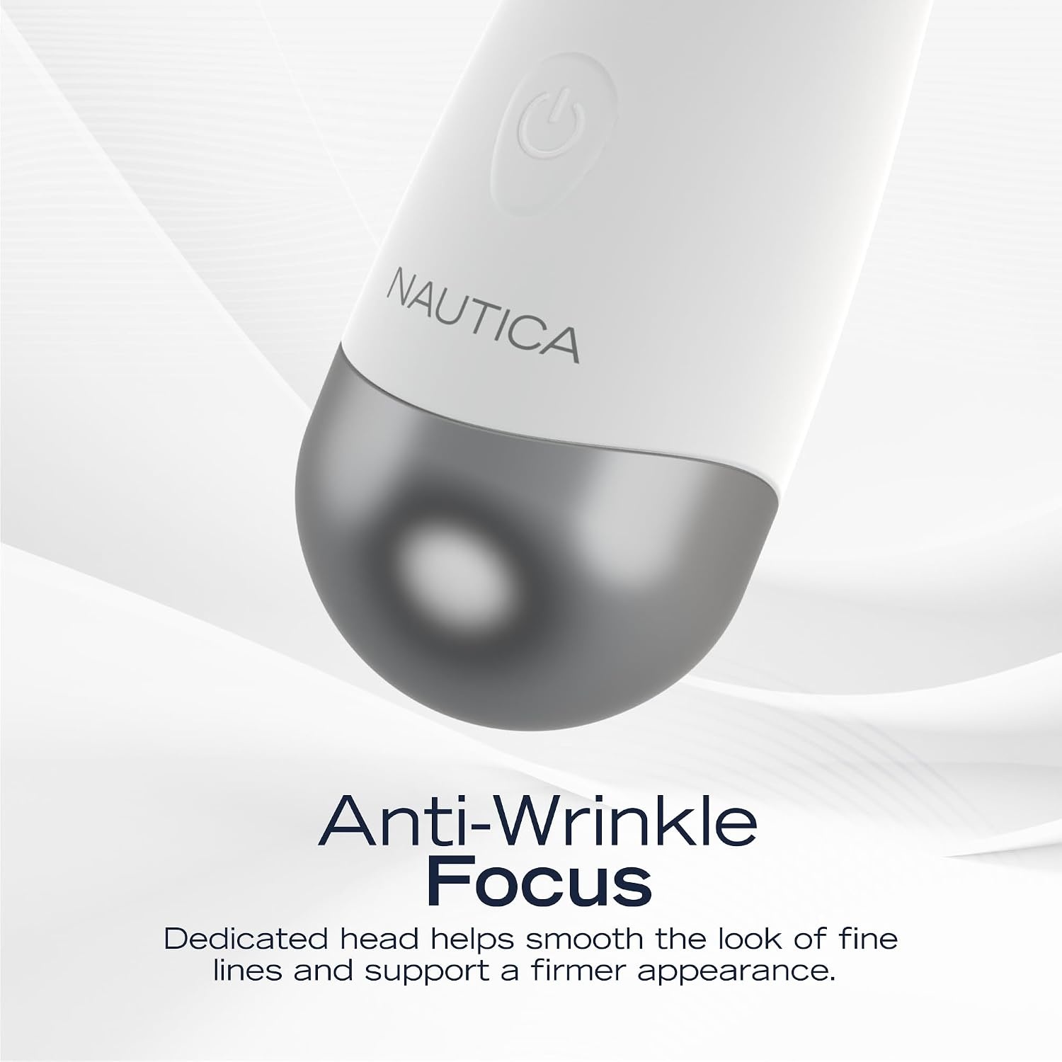 image:imageNautica PC130 Sonic Facial Cleansing Brush Made with Ultra Hygienic Soft Silicone Waterproof and Rechargeable Face Scrub Brush for Men amp Women MilkMilk