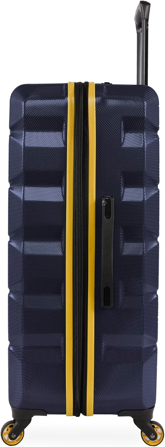 image:imageNautica Quest 29 Check In Hardside Spinner LuggageNavy Yellow