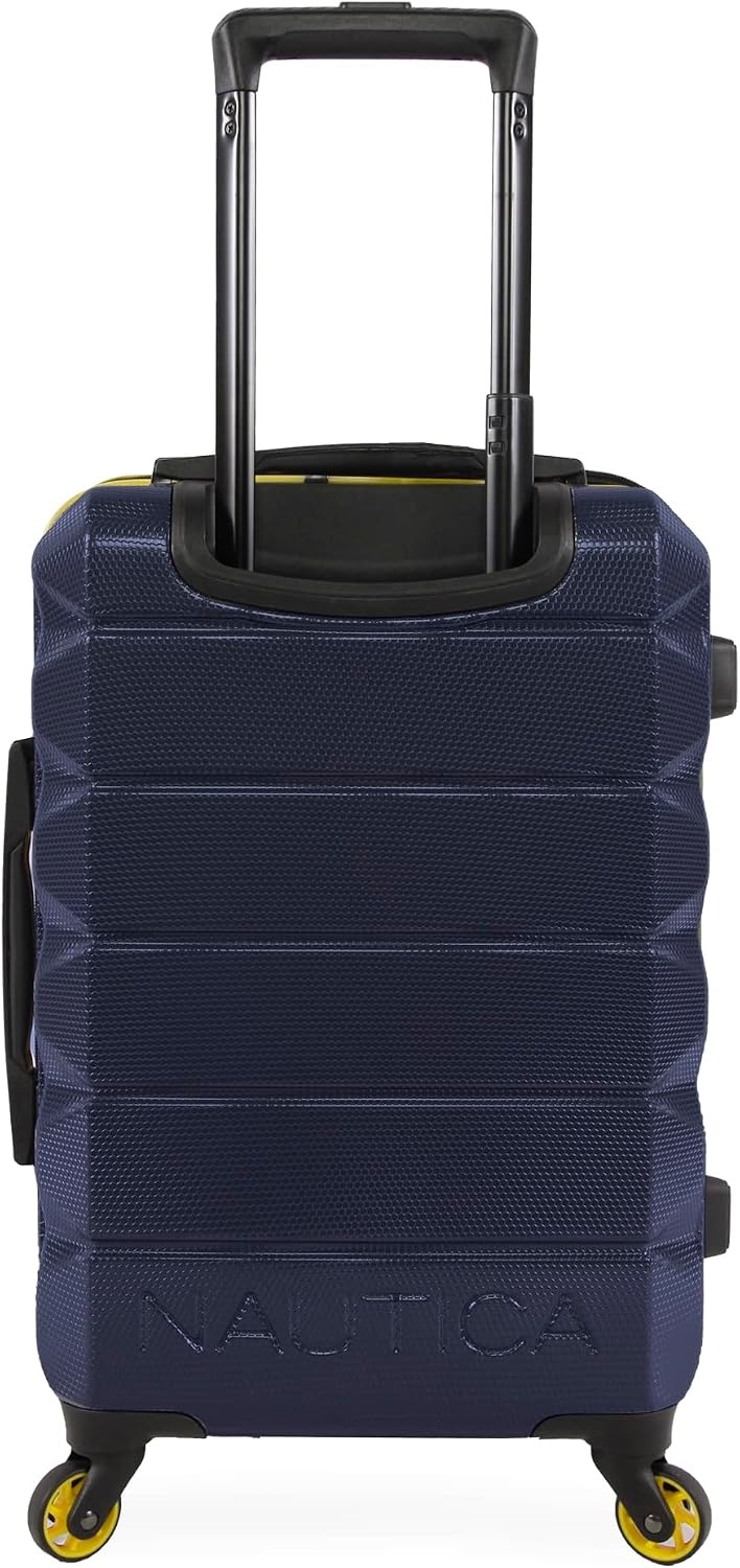 image:imageNautica Quest 29 Check In Hardside Spinner LuggageNavy Yellow