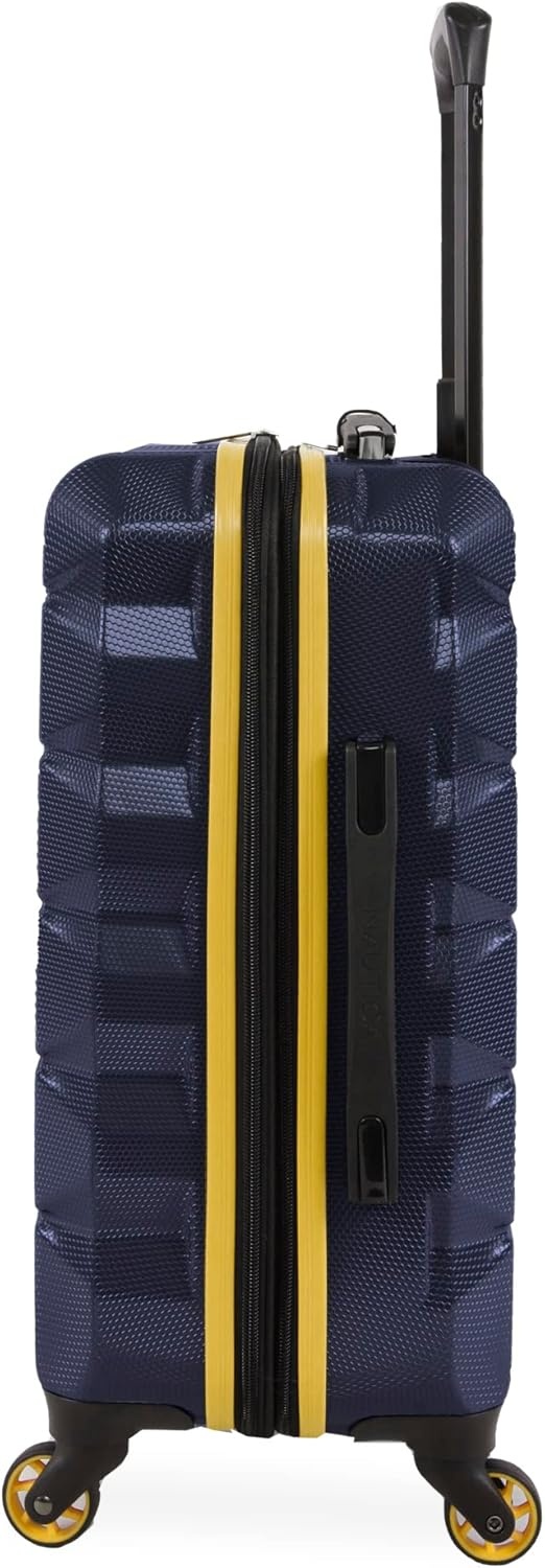 image:imageNautica Quest 29 Check In Hardside Spinner LuggageNavy Yellow