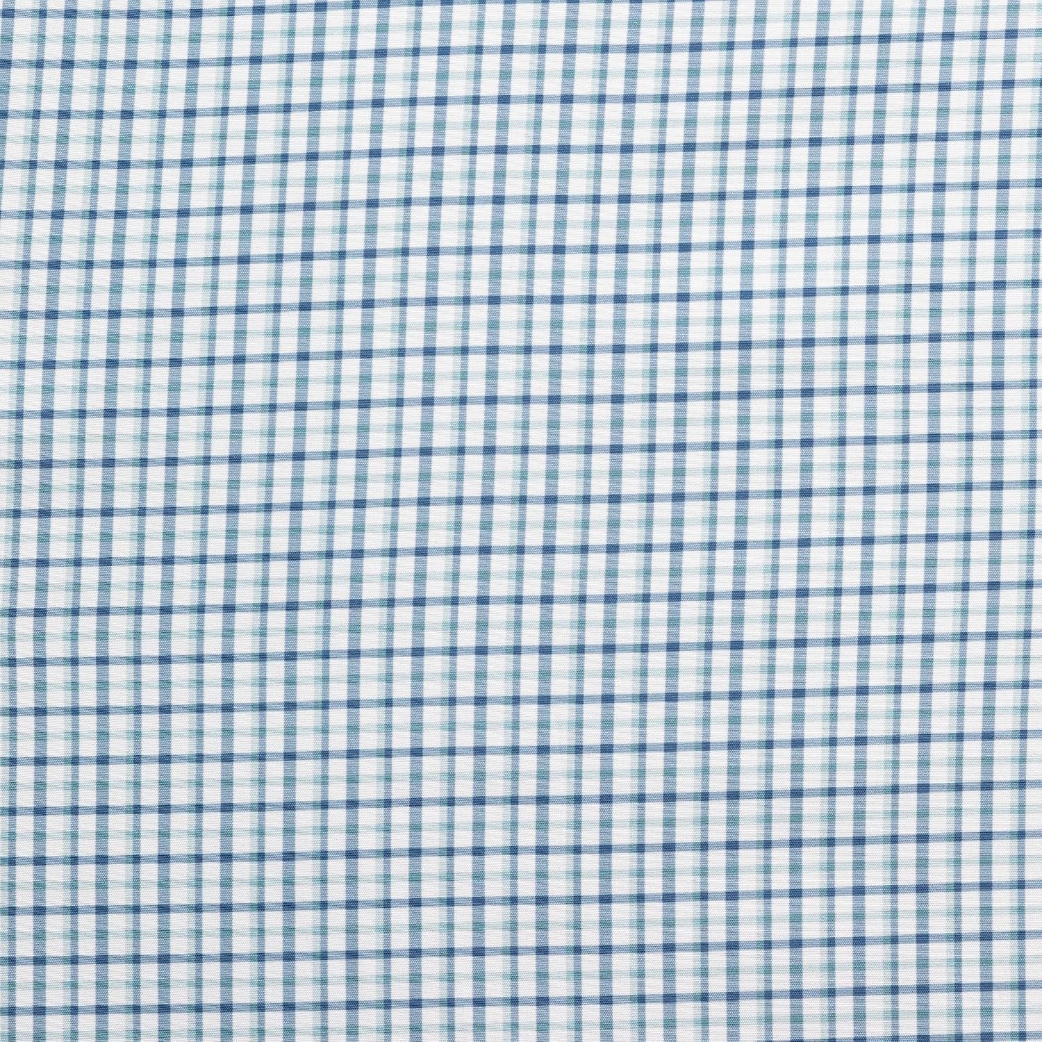 image:imageNautica Regular Fit Long Sleeve Button Down Dress Shirts for Men Wrinkle Free Long Sleeve Shirt Mens Formal 4Way StretchBlue Green Plaid