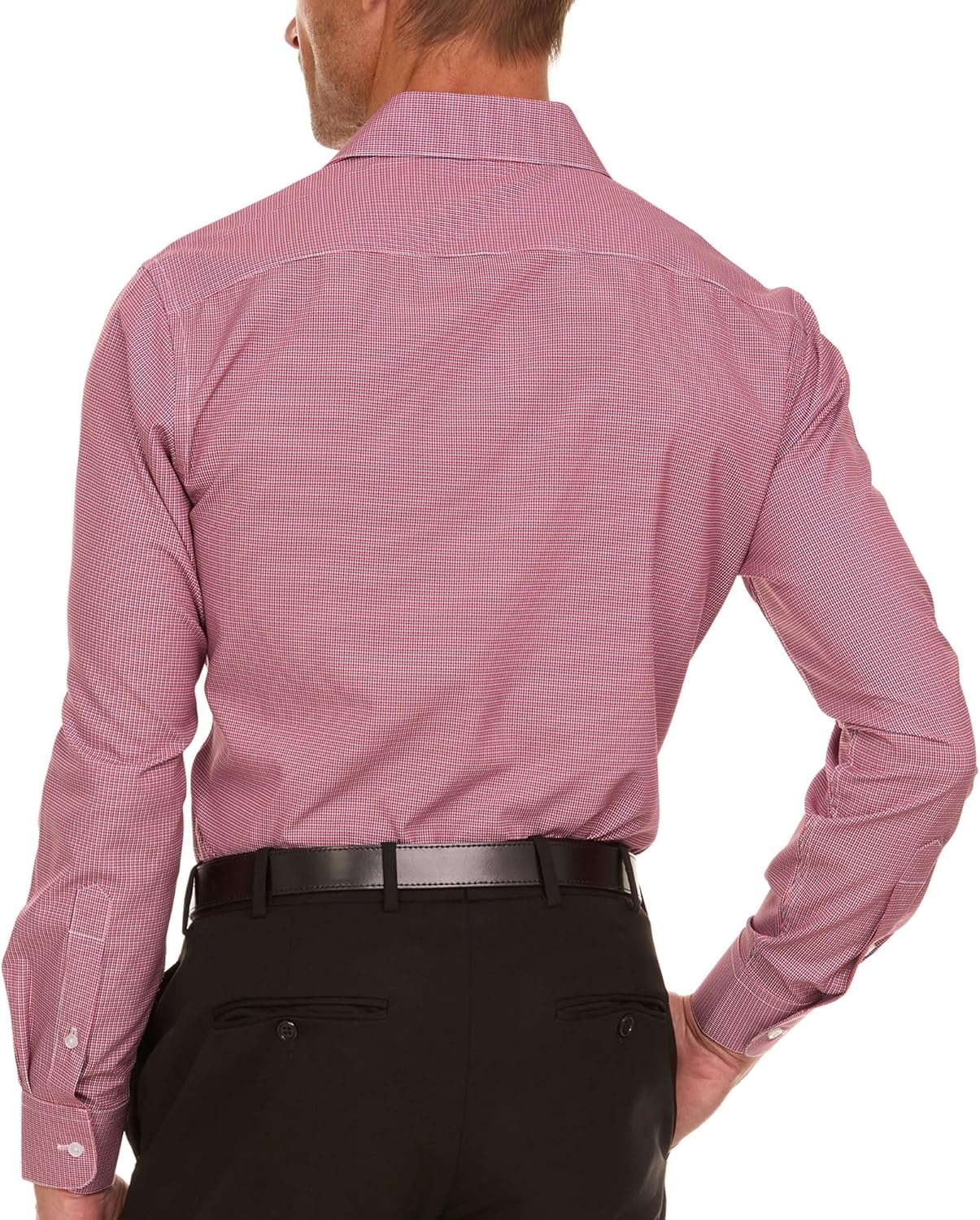 image:imageNautica Regular Fit Long Sleeve Button Down Dress Shirts for Men Wrinkle Free Long Sleeve Shirt Mens Formal 4Way StretchBlue and Red Check
