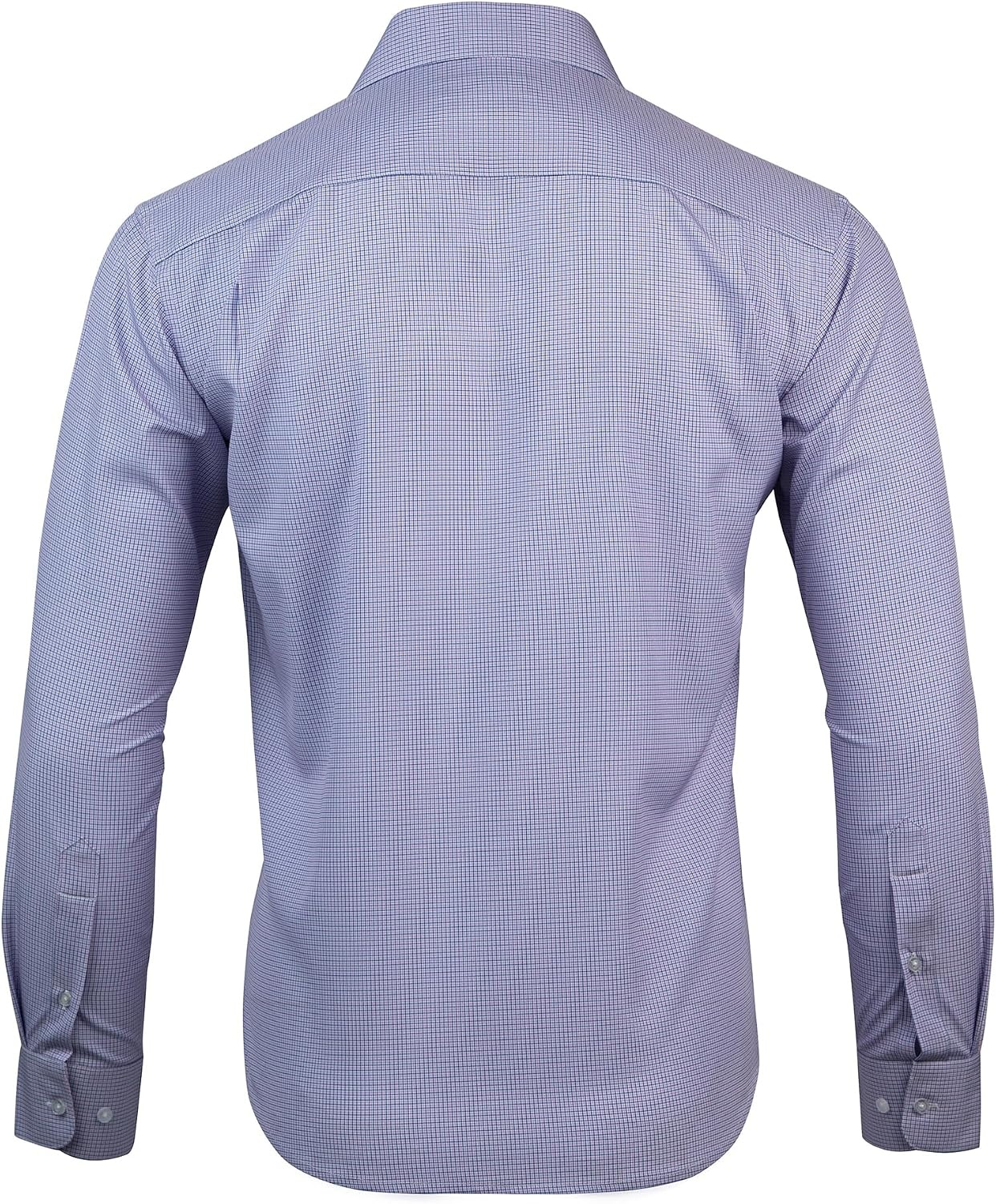 image:imageNautica Regular Fit Long Sleeve Button Down Dress Shirts for Men Wrinkle Free Long Sleeve Shirt Mens Formal 4Way StretchNavy and Pink Check