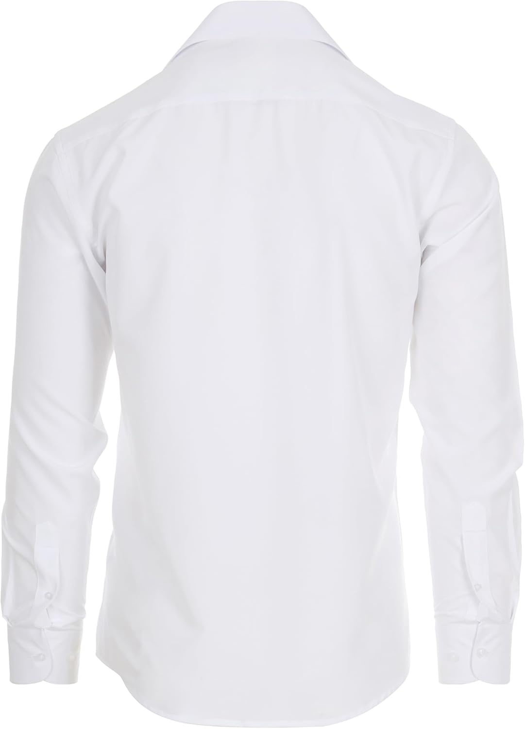 image:imageNautica Regular Fit Long Sleeve Button Down Dress Shirts for Men Wrinkle Free Long Sleeve Shirt Mens Formal 4Way StretchWhite