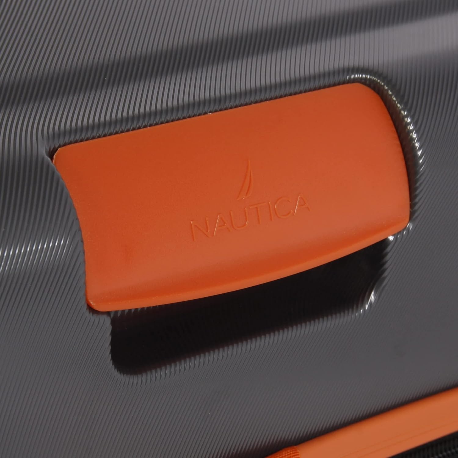 image:imageNautica Roadie 3pc Hardside Luggage SetGreyOrange