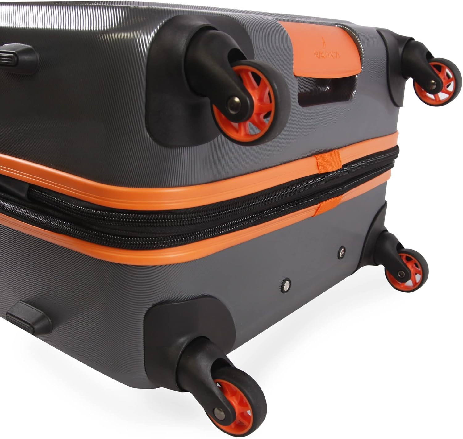 image:imageNautica Roadie 3pc Hardside Luggage SetGreyOrange