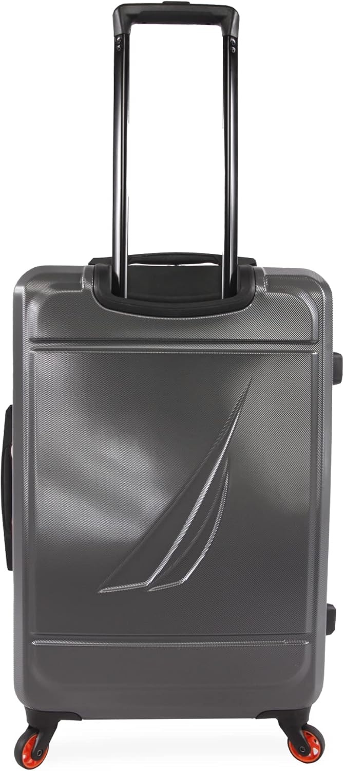 image:imageNautica Roadie 3pc Hardside Luggage SetGreyOrange