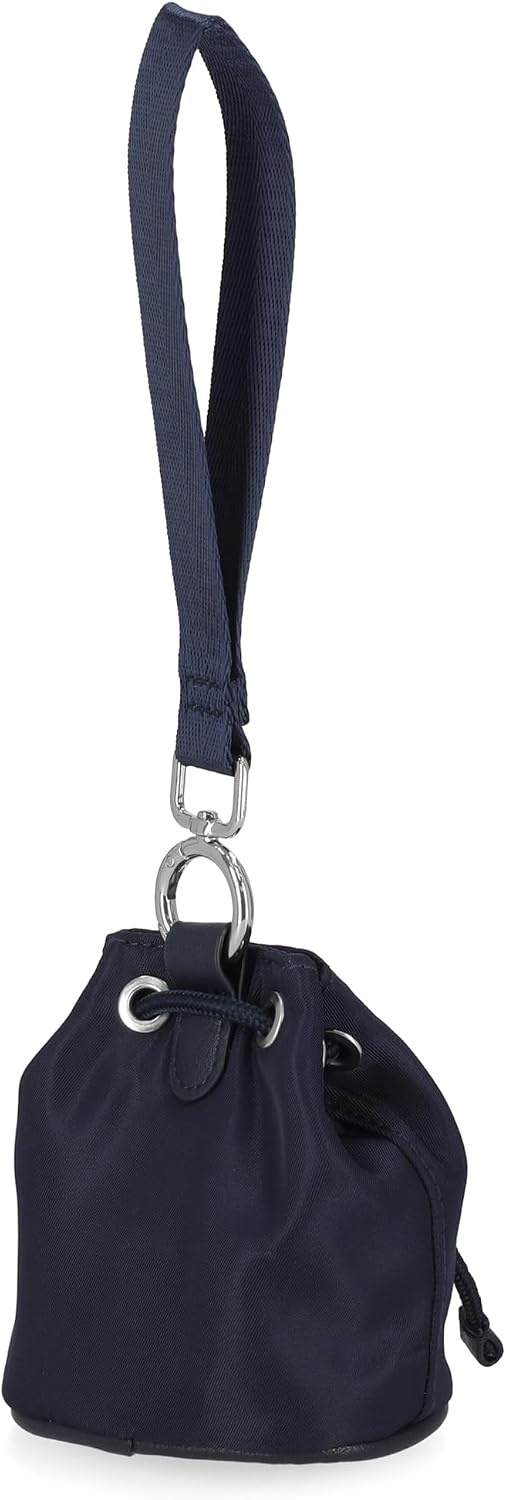 image:imageNautica Sea Spray Drawstring Wallet Coin Purse Mini Pouch Charm with Wristlet BlackNavy