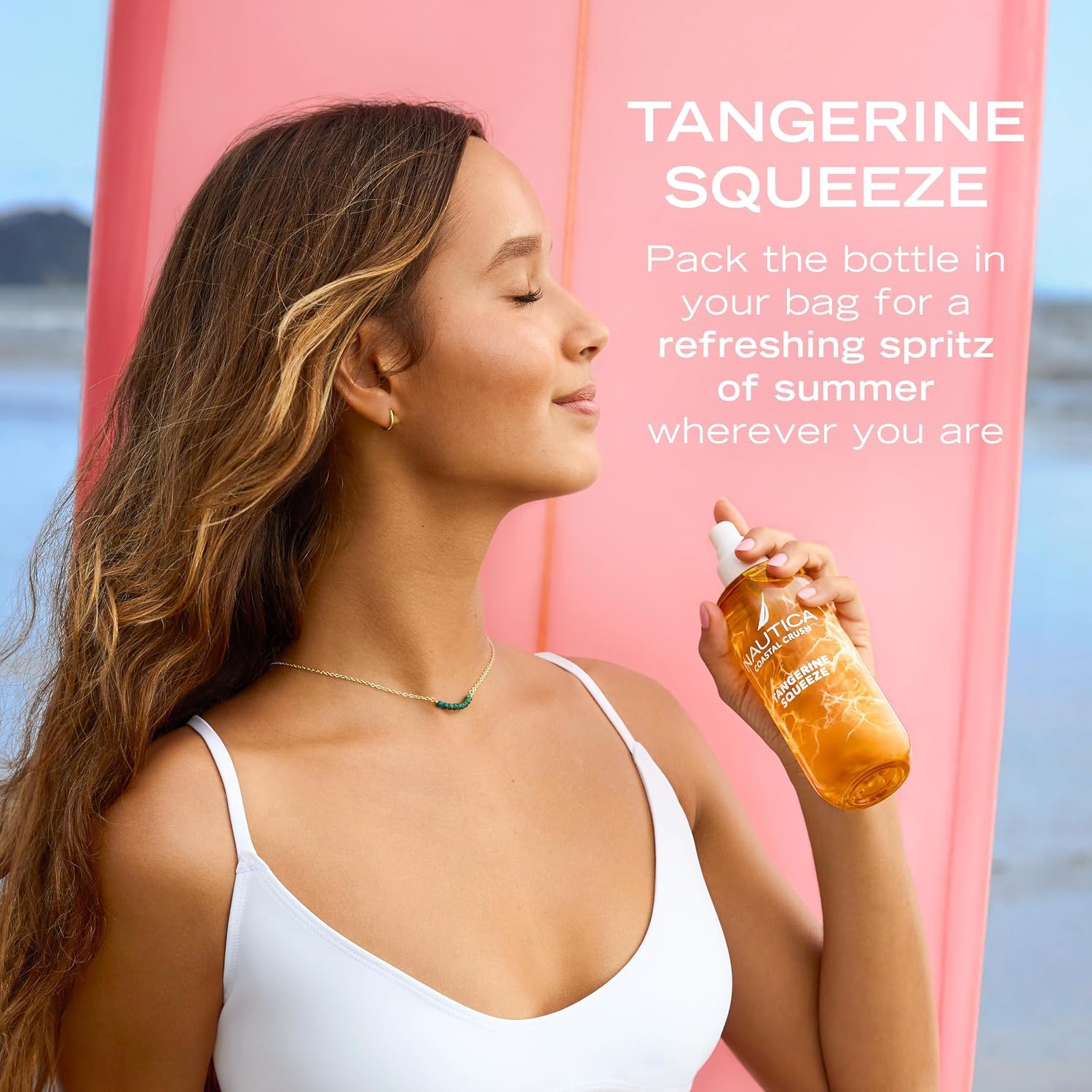 image:imageNautica Tangerine Squeeze a Citrus Gourmand Hair amp Body Mist for Women Notes of Tangerine Jasmine and Sandalwood Long Lasting 80 fl ozTangerine Squeeze