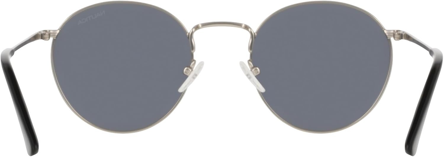 image:imageNautica Unisex N110sp Round SunglassesMatte Silver