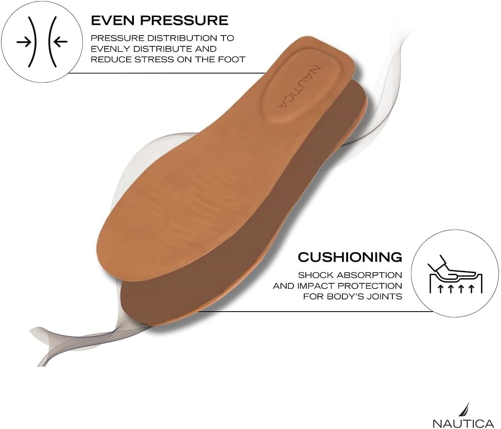 image:imageNautica Woman Flat Loafers Designer Vegan Leather Penny Shoes Slip On Soft Durable and Flexible Luxury Resistant Feel Lightweight amp Comfortable Memory Foam Everyday MoccasinsTannelms