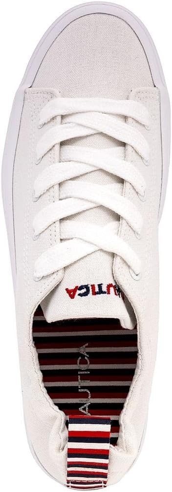 image:imageNautica Women Fashion Sneaker LaceUp Tennis Casual Shoes for LadiesAsariawhite