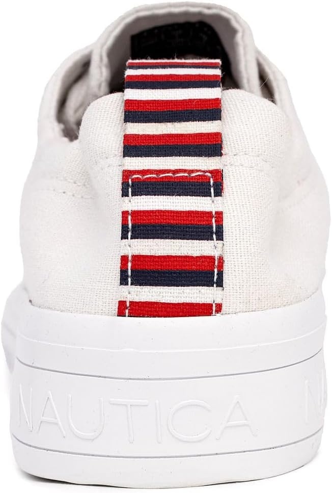 image:imageNautica Women Fashion Sneaker LaceUp Tennis Casual Shoes for LadiesAsariawhite