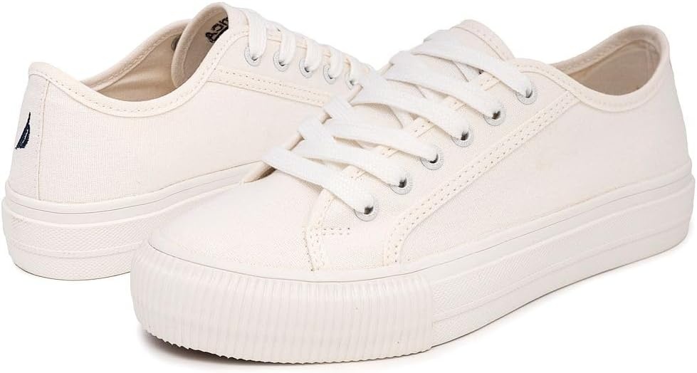 image:imageNautica Women Fashion Sneaker LaceUp Tennis Casual Shoes for LadiesBelladawnwhite
