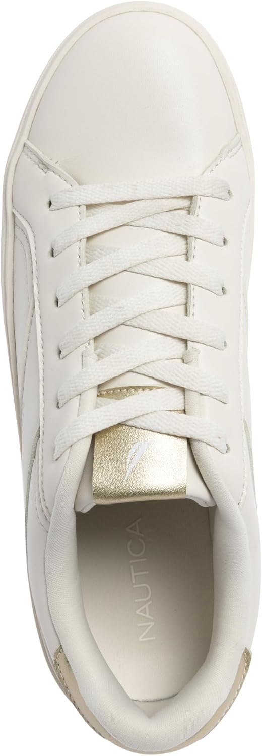 image:imageNautica Women Fashion Sneaker LaceUp Tennis Casual Shoes for LadiesBonesaylyn