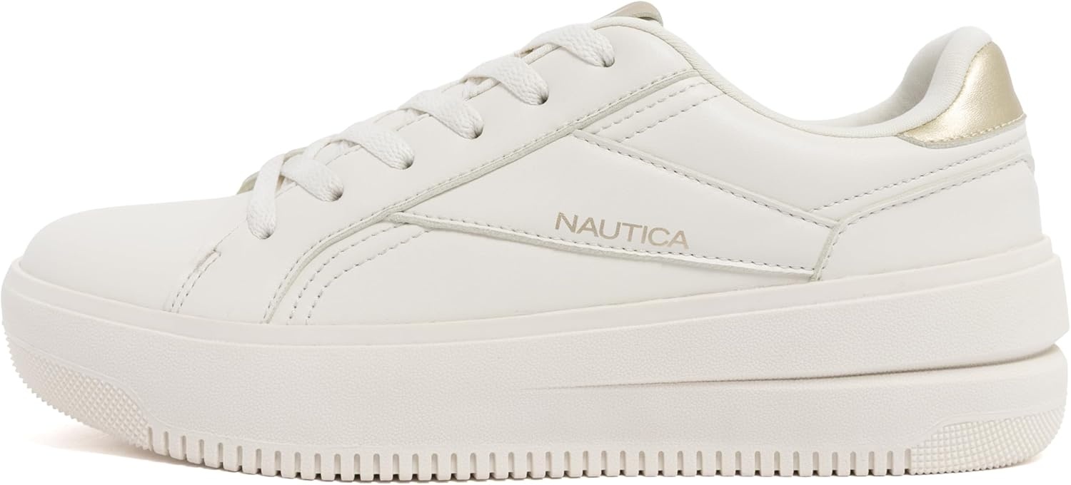 image:imageNautica Women Fashion Sneaker LaceUp Tennis Casual Shoes for LadiesBonesaylyn